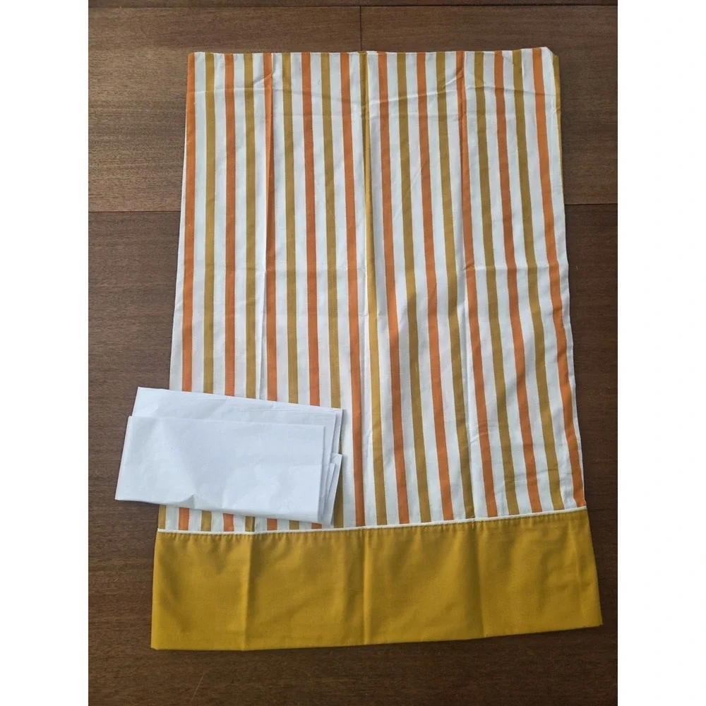 Groovy Mcm Pillow Cases Fashion Manor Penn Prest‎ Muslin Striped Penneys Set Two